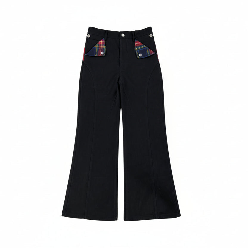Plaid Twill Pants