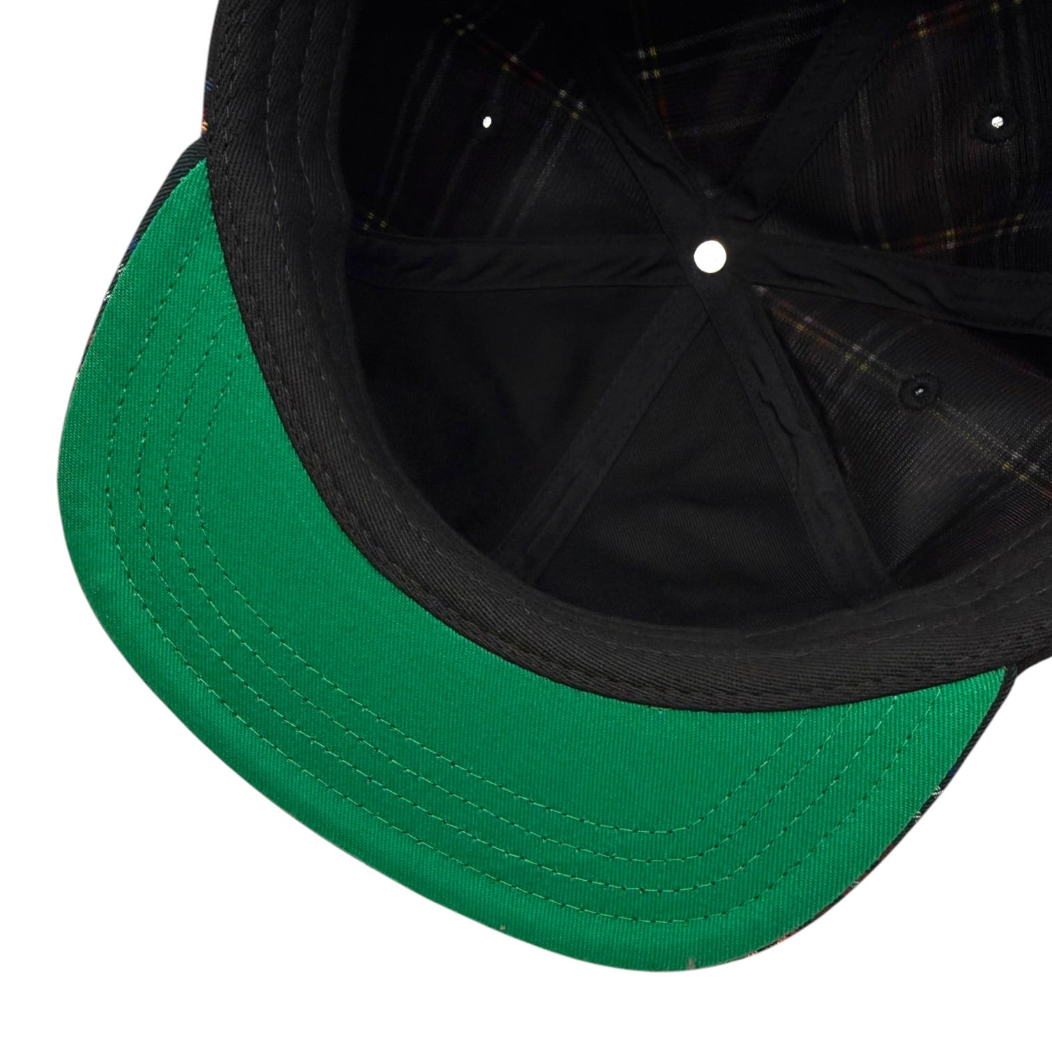 Plaid Crest Cap