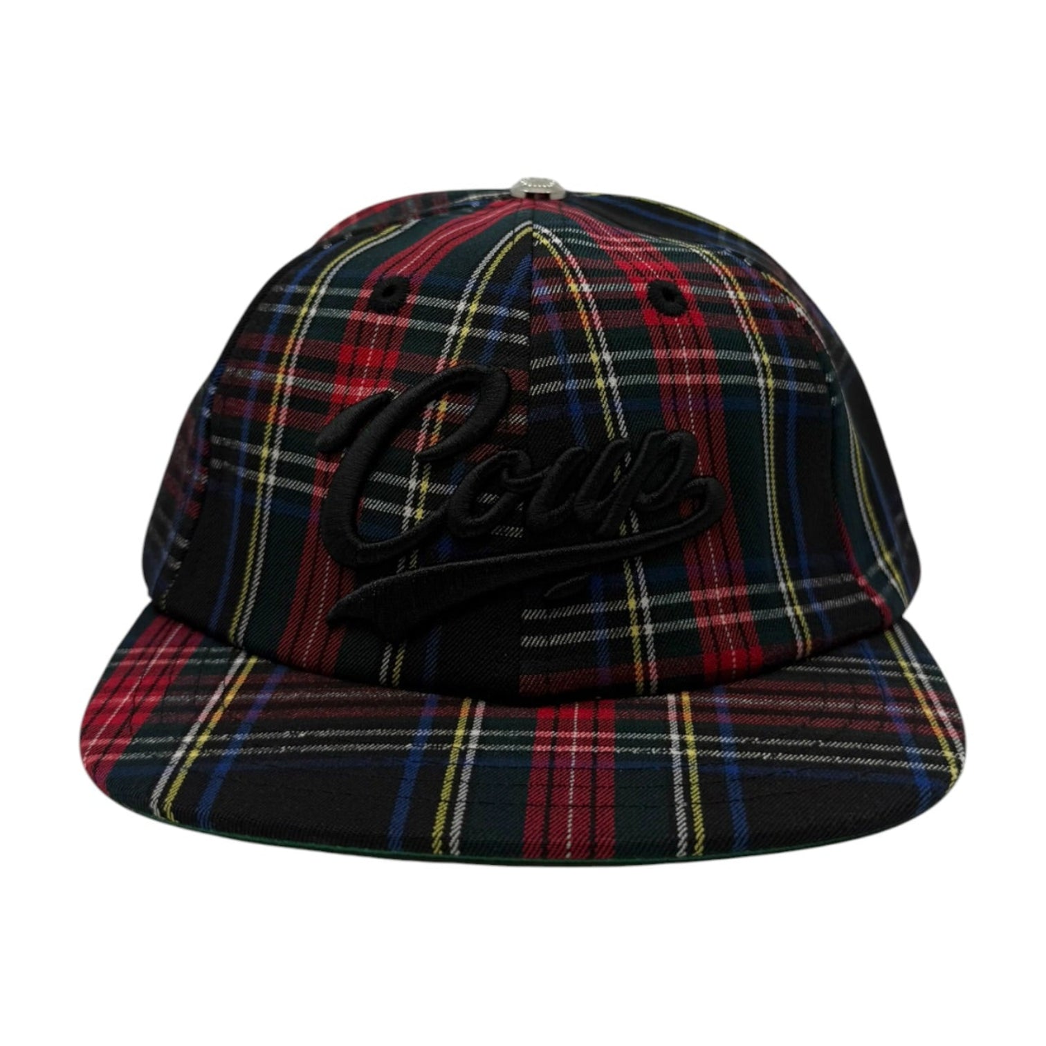 Plaid Crest Cap
