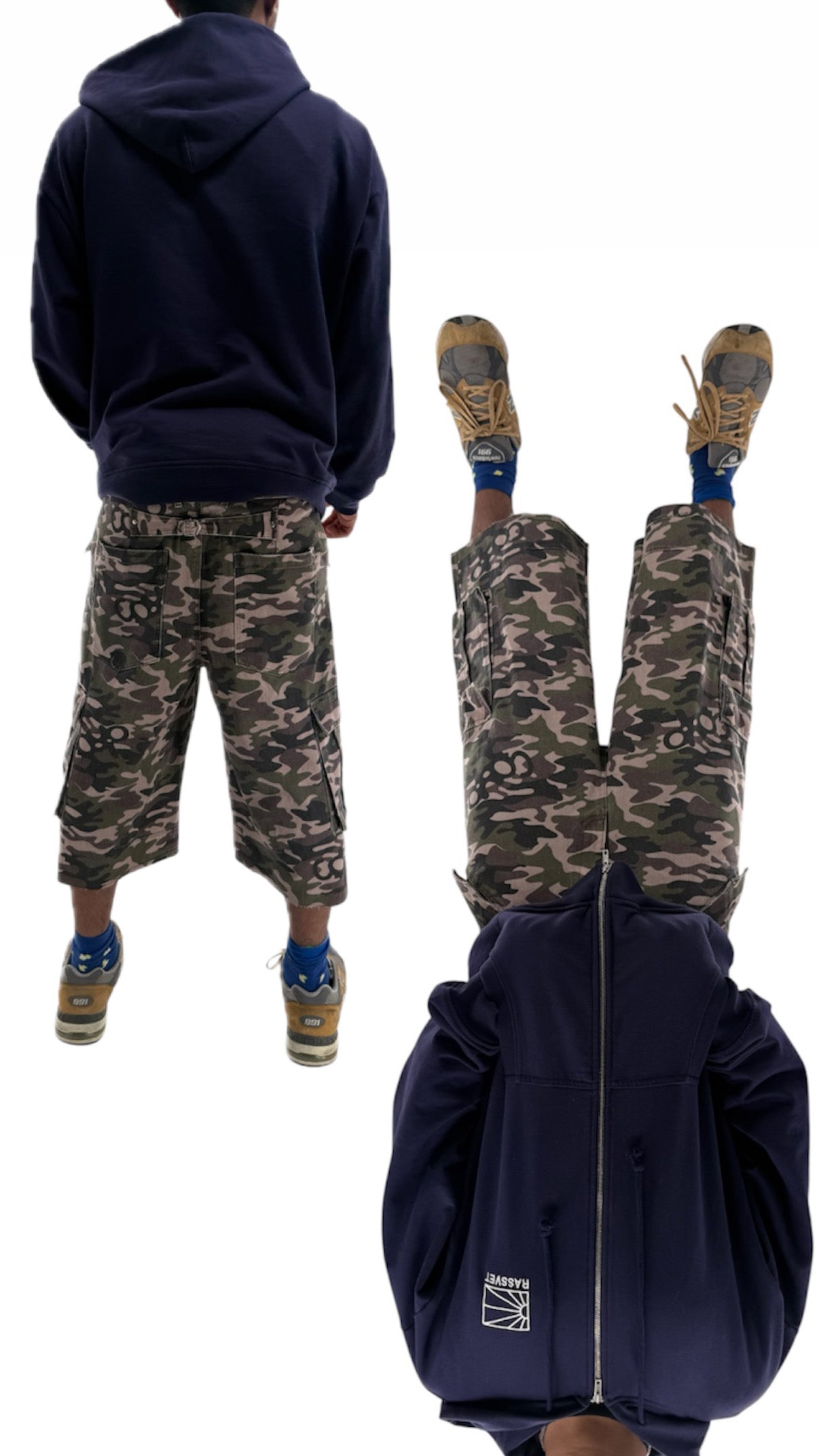 CAMO FATIGUE SHORTS